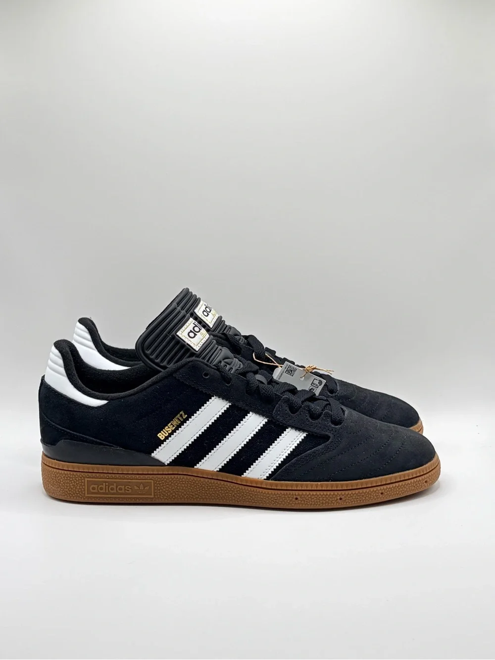 adidas Black White Gum Busenitz Skate Shoes NO BOX